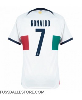 Günstige Portugal Cristiano Ronaldo #7 Auswärtstrikot WM 2022 Kurzarm